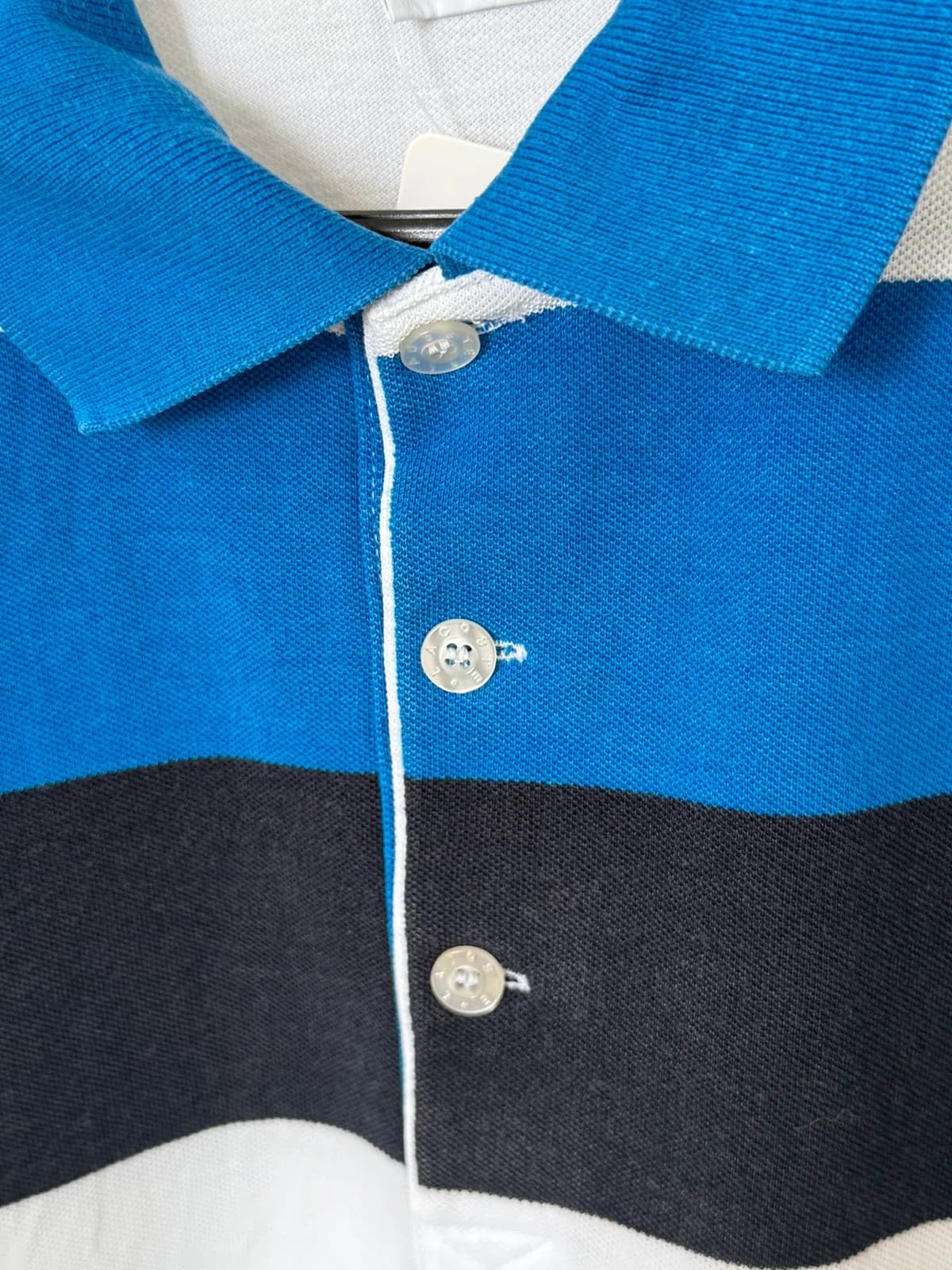 Πικέ πόλο Lacoste Sport ριγέ μπλε λευκό μαύρο, μέγεθος 5/L - PP2603289 - Φωτογραφία 5/9