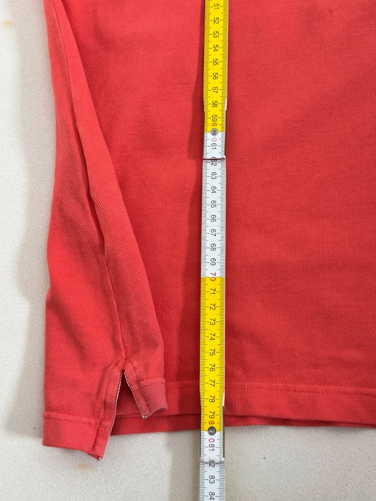 Polo piqué Lacoste slim fit ružičasto fluo koraljna veličina 6/XL - PP2603347 - Fotografija 10/10