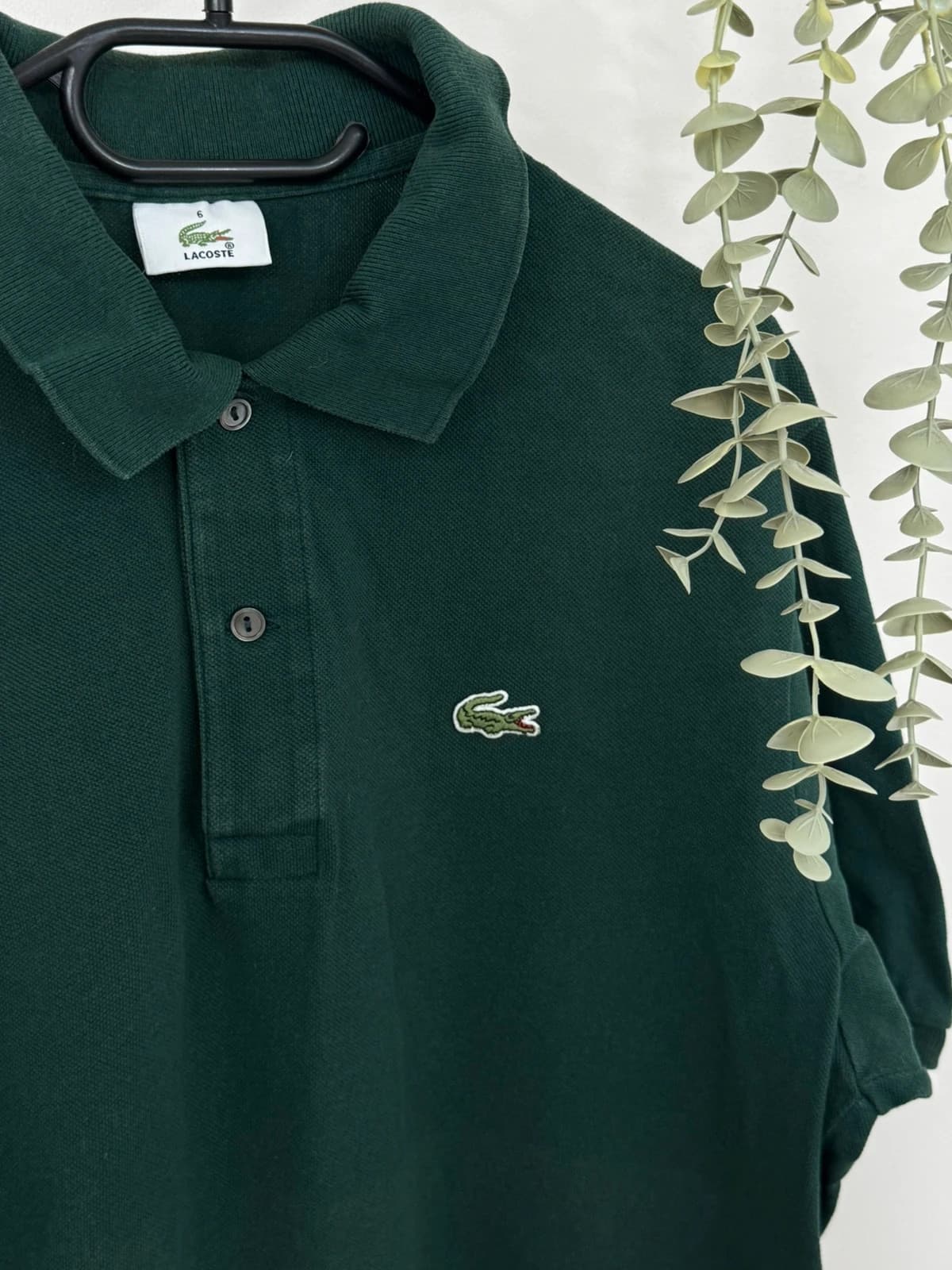 Polo piqué Lacoste hijau gelap saiz 6/L - PP2603251 - Foto 3/7
