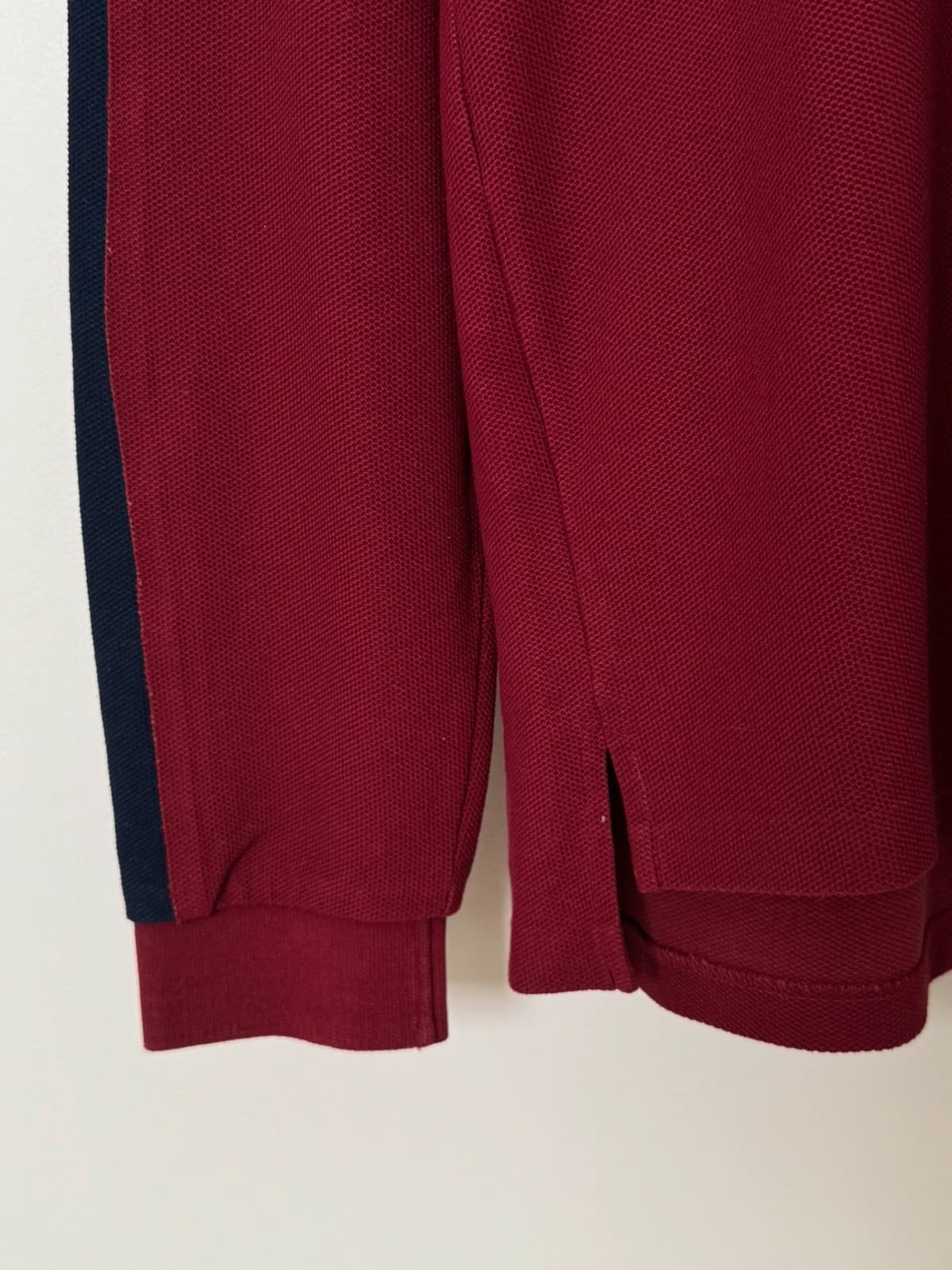 Polo piqué Lacoste manches longues bordeaux taille 4/M - FP260930 - Photo 4/8