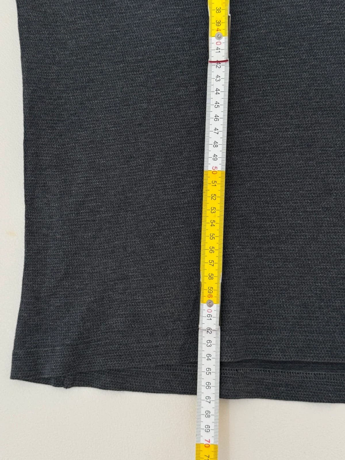 Polo piqué texturé Lacoste gris anthracite chiné manches longues taille 5/L - FP260936 - Photo 10/10