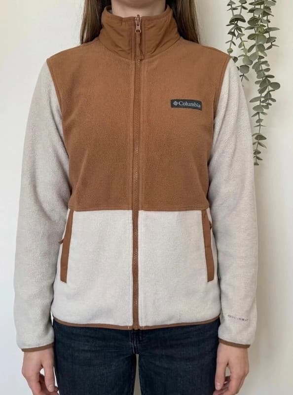 Veste polaire Columbia Interchange Omni Heat écru camel femme taille M - FP260986 - Photo 1/10