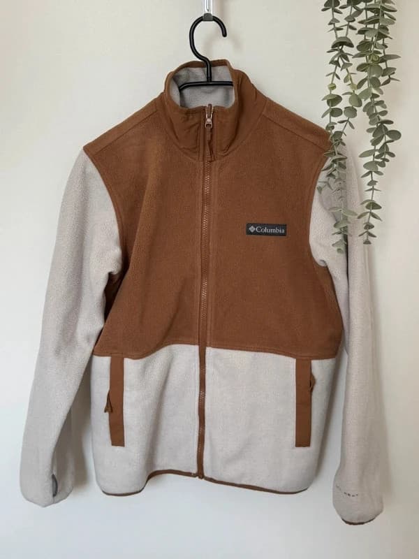 Veste polaire Columbia Interchange Omni Heat écru camel femme taille M - FP260986 - Photo 2/10