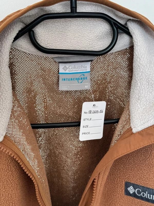 Veste polaire Columbia Interchange Omni Heat écru camel femme taille M - FP260986 - Photo 5/10