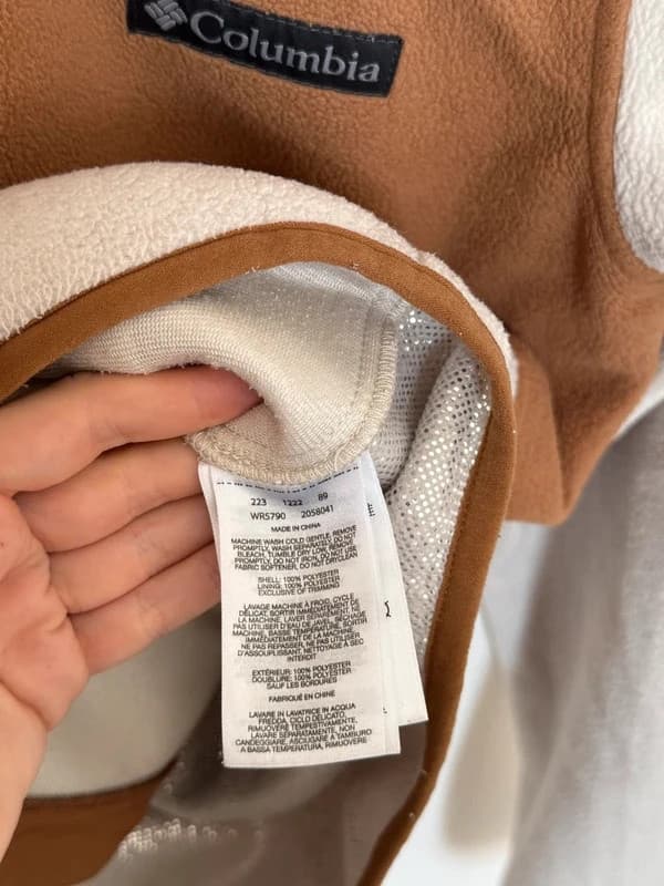 Veste polaire Columbia Interchange Omni Heat écru camel femme taille M - FP260986 - Photo 6/10