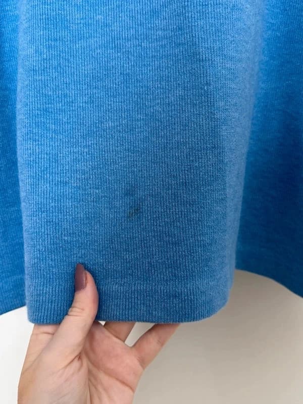 Pull half zip col camionneur Polo Ralph Lauren bleu ciel logo jaune taille XL - BR2609126 - Photo 7/12