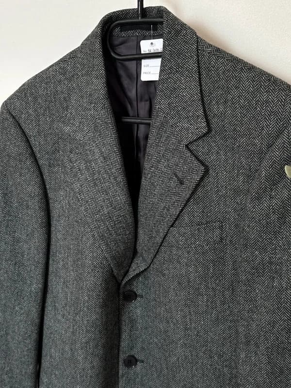 Blazer De Fursac gris anthracite chevrons laine taille 50/L - BR2609123 - Photo 5/11