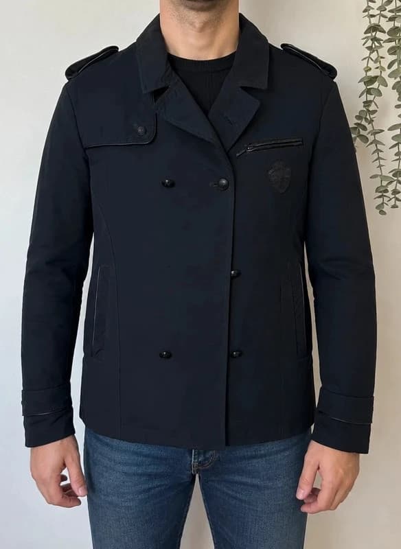 Veste trench court IZAC Black Edition noire taille S - BR2609139 - Photo 1/13
