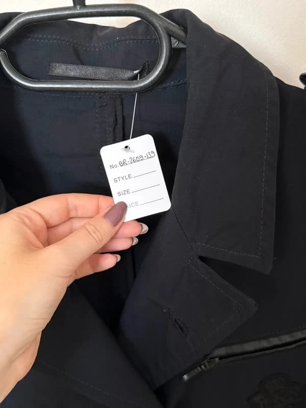 Veste trench court IZAC Black Edition noire taille S - BR2609139 - Photo 3/13