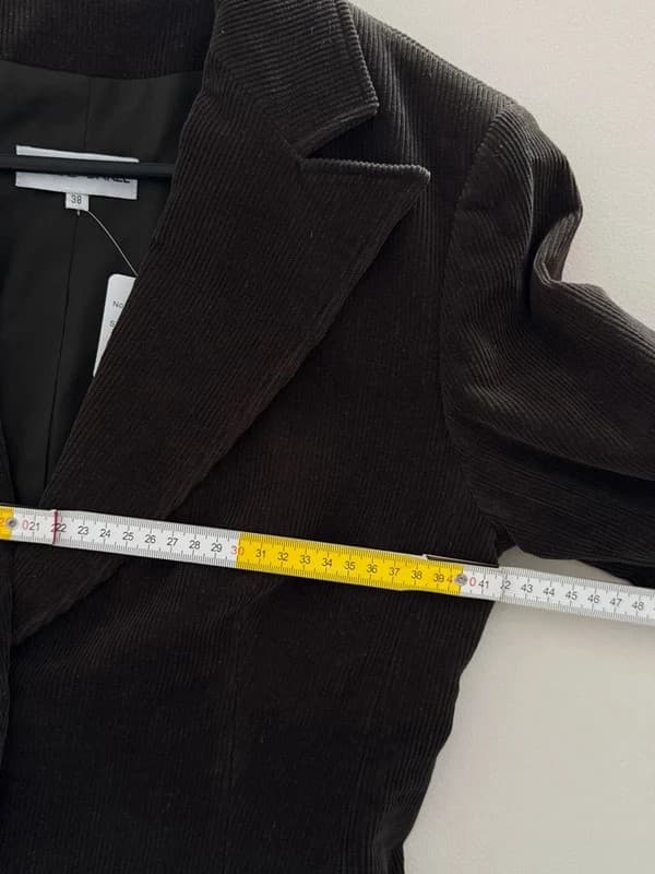 Ensemble tailleur Gérard Darel velours côtelé kaki olive taille haute 38 - DN260917 - Photo 6/16