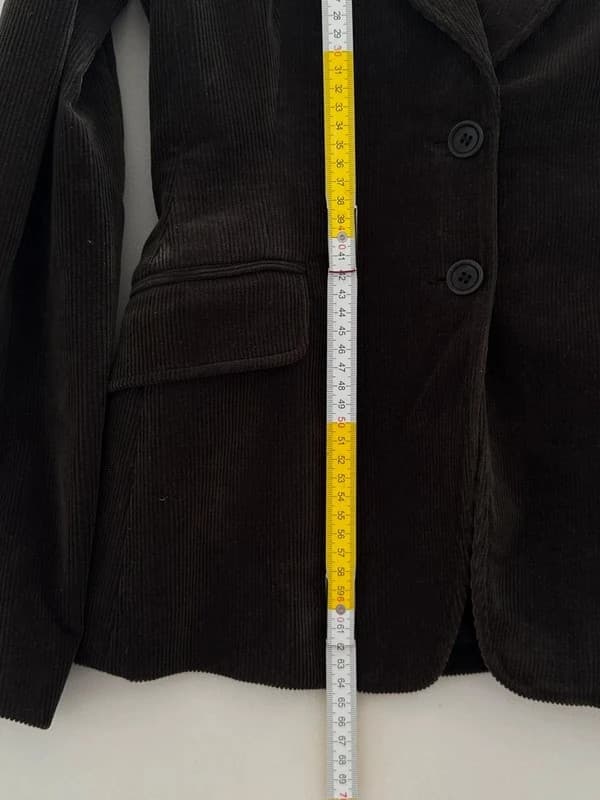 Ensemble tailleur Gérard Darel velours côtelé kaki olive taille haute 38 - DN260917 - Photo 7/16