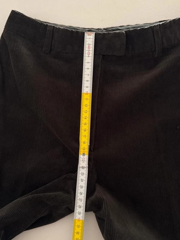 Ensemble tailleur Gérard Darel velours côtelé kaki olive taille haute 38 - DN260917 - Photo 14/16