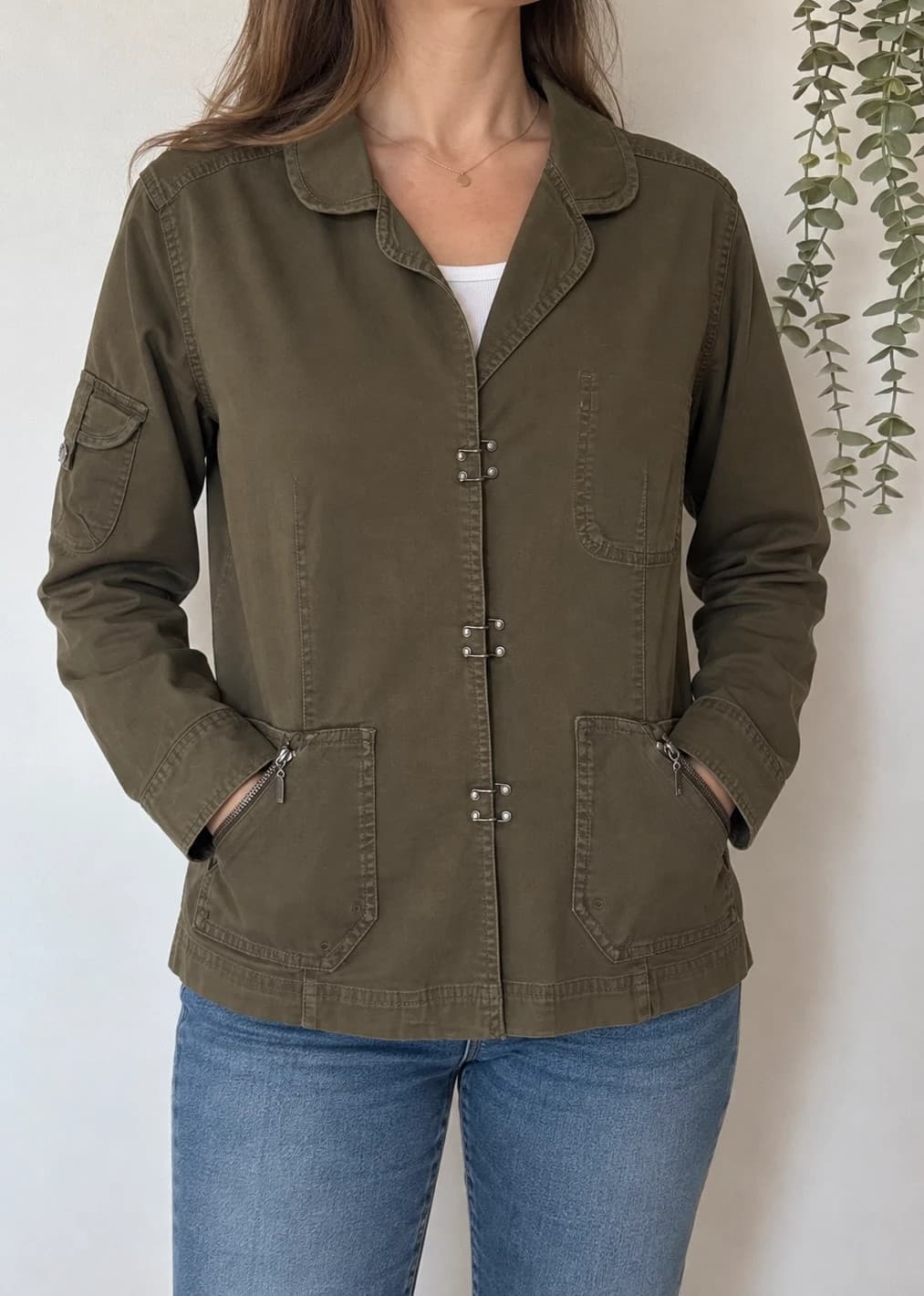 Veste saharienne utilitaire Columbia femme kaki olive taille XL - FP2607115 - Photo 1/9