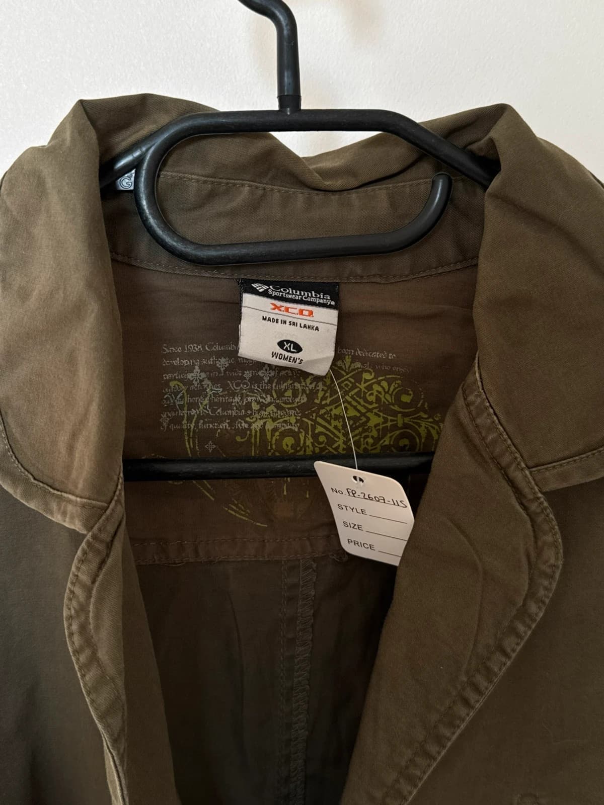 Veste saharienne utilitaire Columbia femme kaki olive taille XL - FP2607115 - Photo 3/9