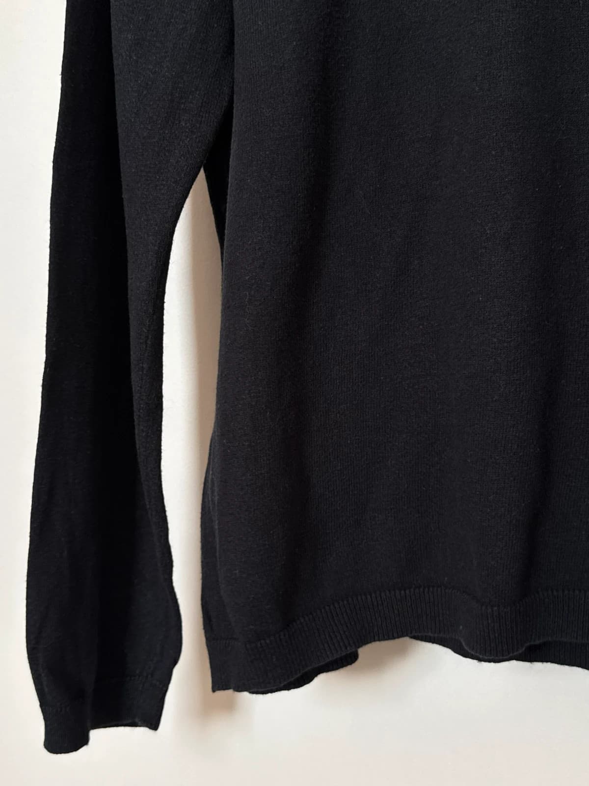 Pull col rond G-Star Raw Minebark noir coton cachemire taille L - BR2609137 - Photo 5/9