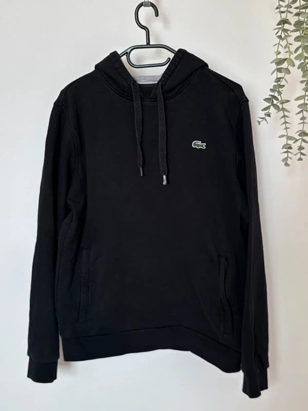 Sweat à capuche Lacoste Sport noir poches zippées taille 4/M - FP260977 - Photo 2/11