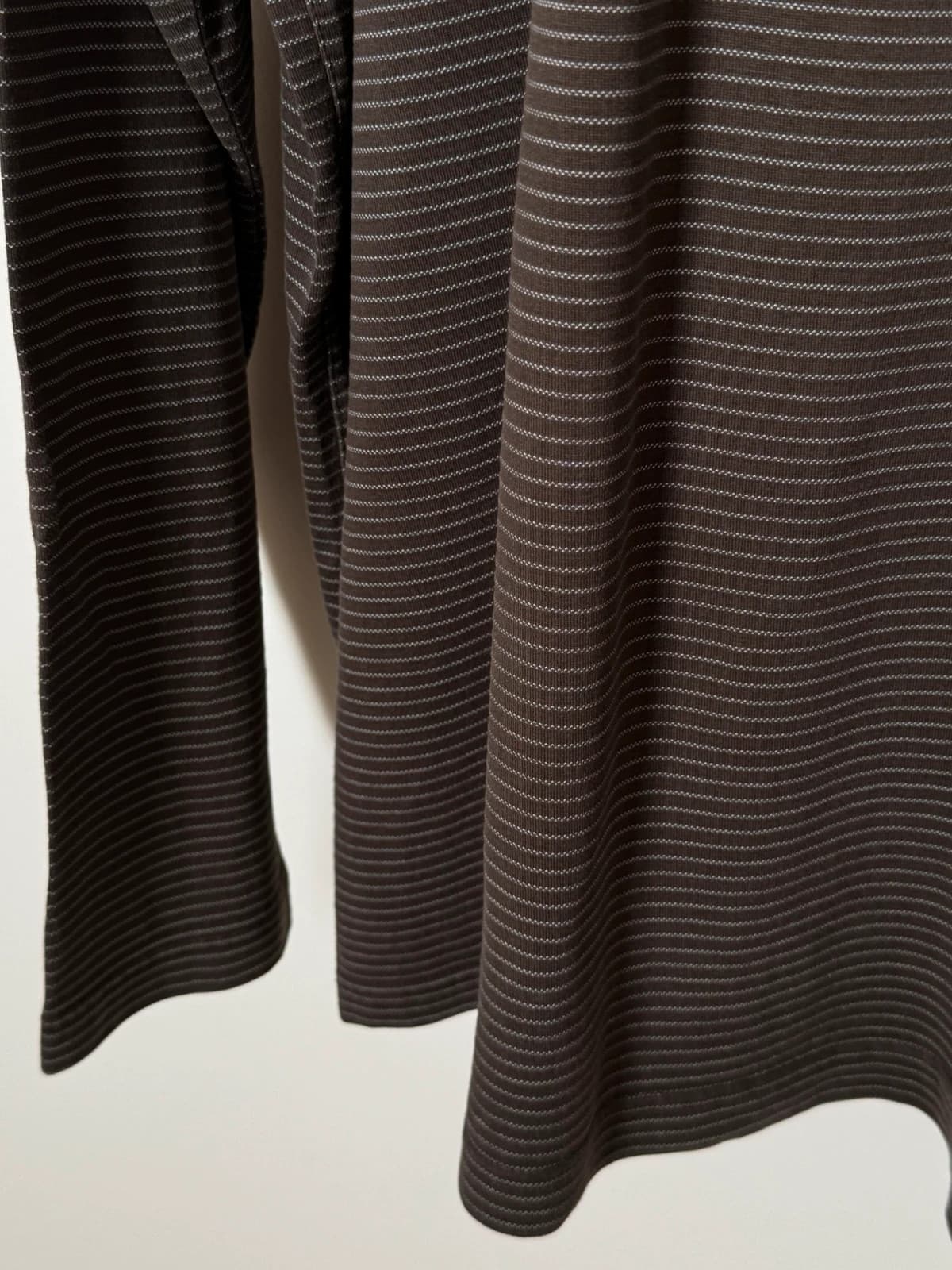 Polo manches longues Columbia marron rayé taille XXL - FP2607154 - Photo 6/8