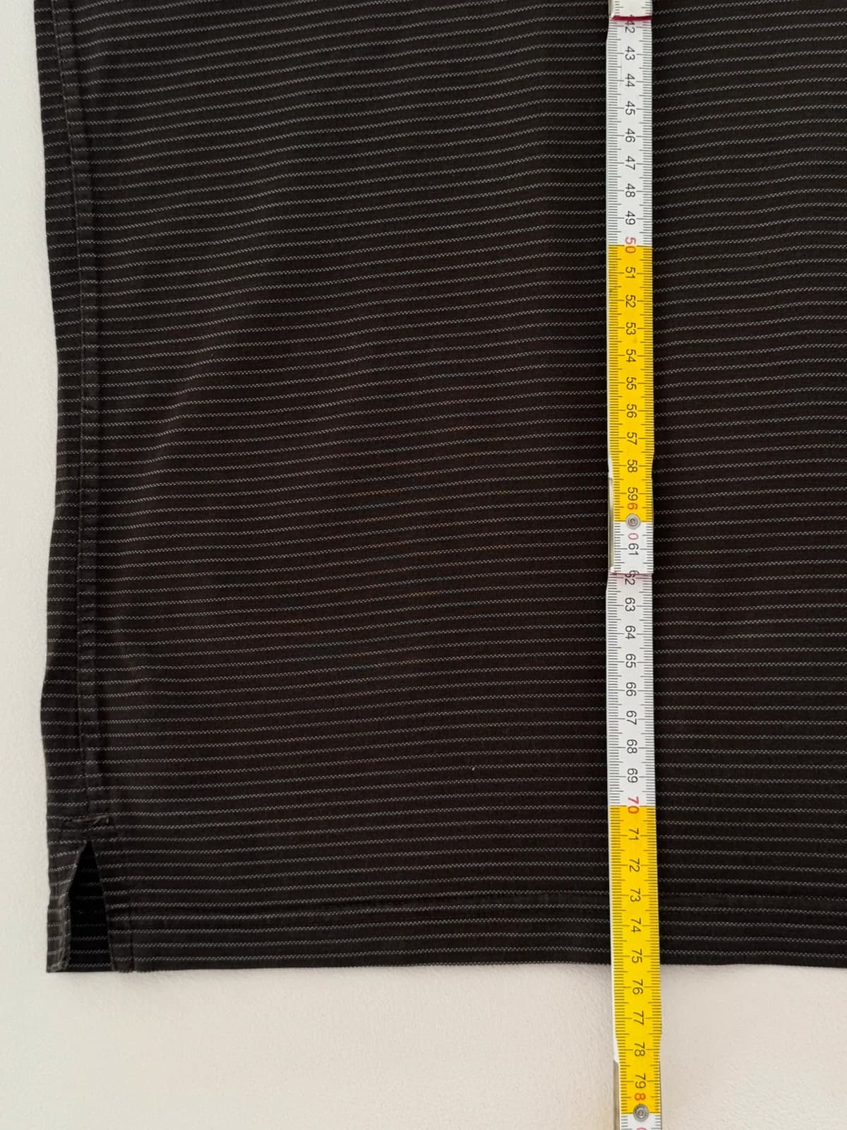 Polo manches longues Columbia marron rayé taille XXL - FP2607154 - Photo 8/8