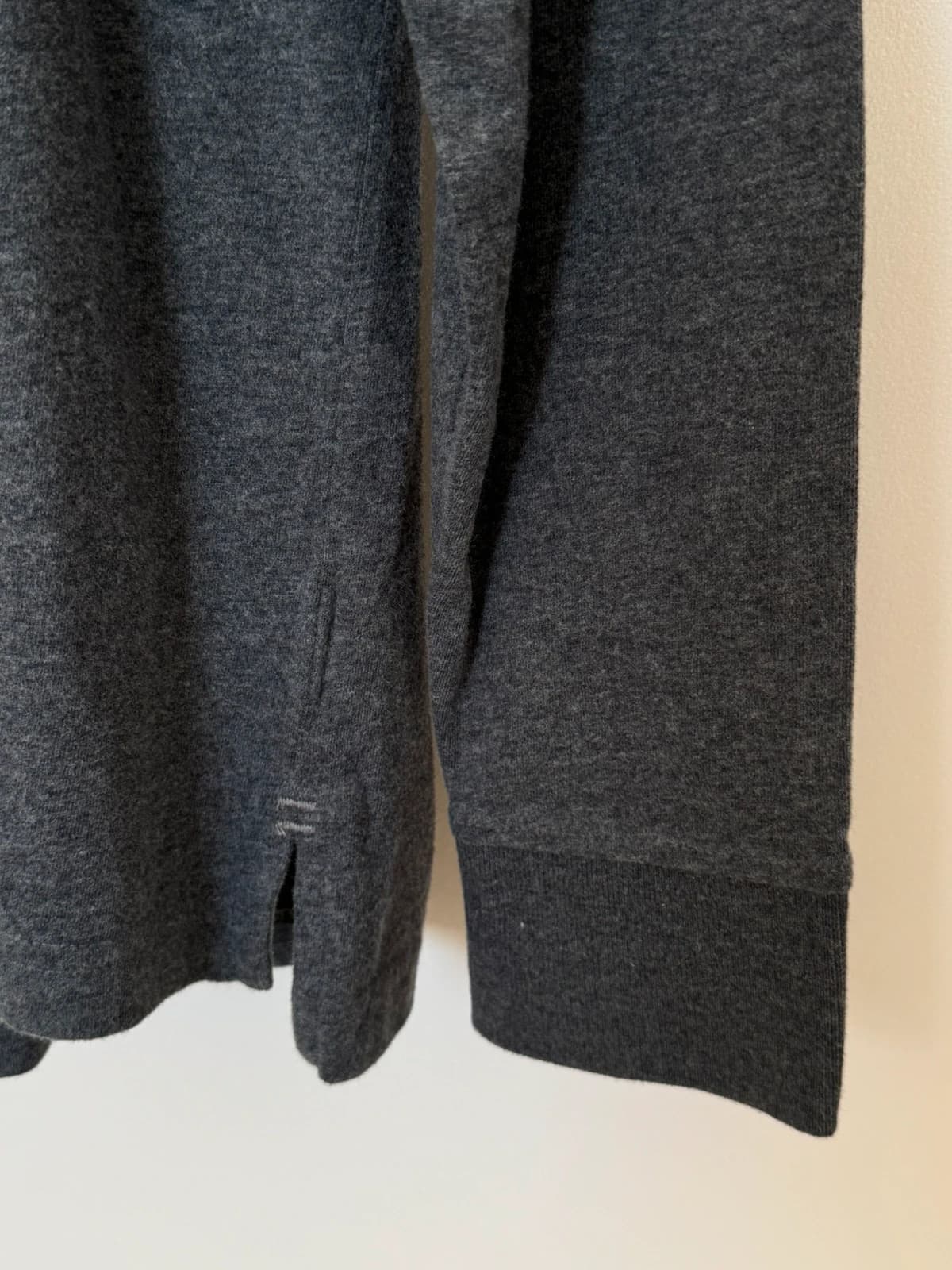 Polo manches longues Aigle gris anthracite chiné taille L - BR2609135 - Photo 5/8