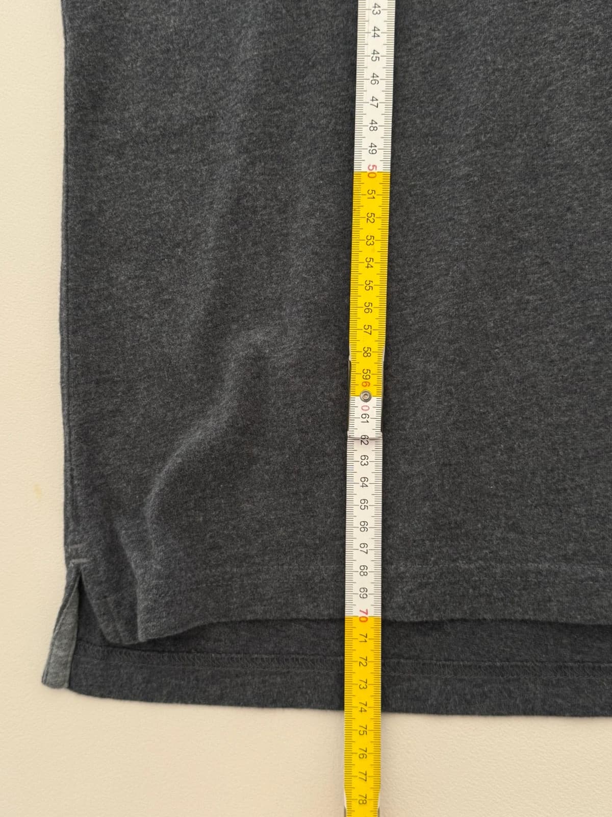 Polo manches longues Aigle gris anthracite chiné taille L - BR2609135 - Photo 8/8