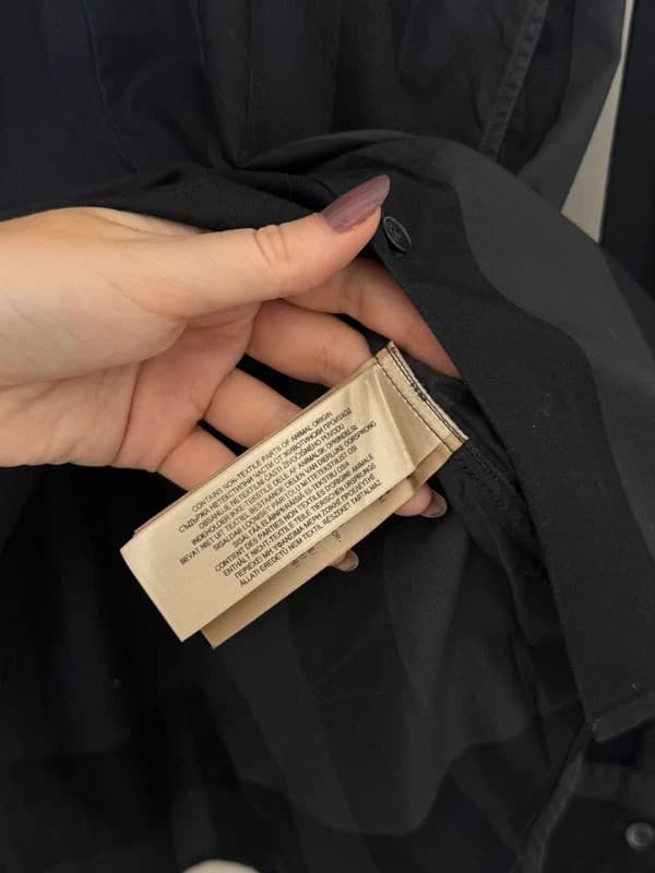 Chemise Burberry à carreaux noirs anthracite taille M - BR2609128 - Photo 8/13
