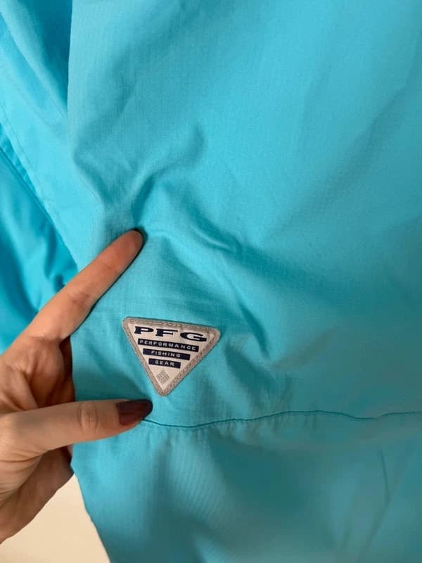 Chemise de pêche Columbia PFG Omni Shade bleu turquoise taille XL - FP260994 - Photo 7/12
