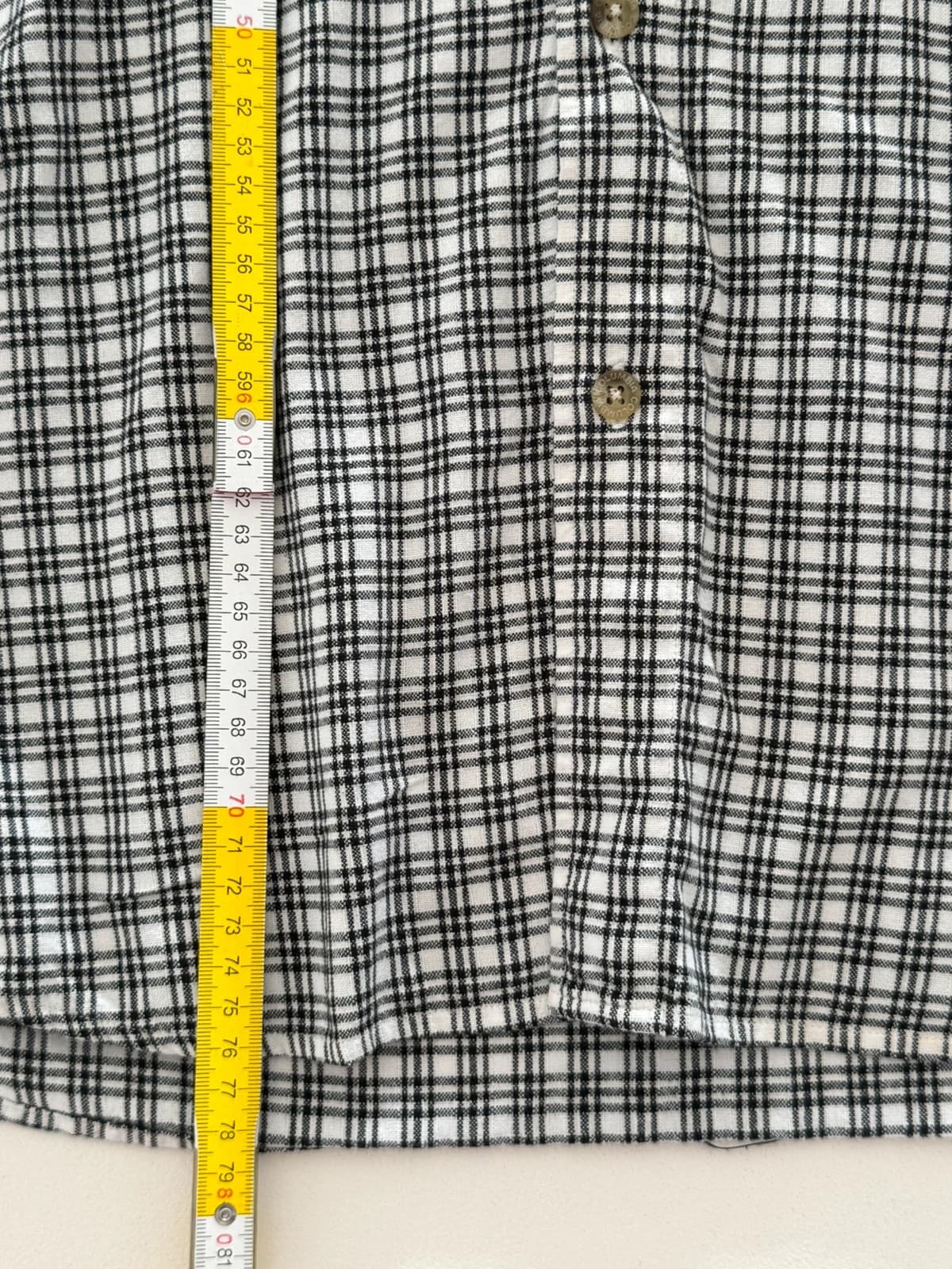 Chemise à carreaux Columbia noir et blanc 100 % coton coupe ample taille L - FP260732 - Photo 8/8
