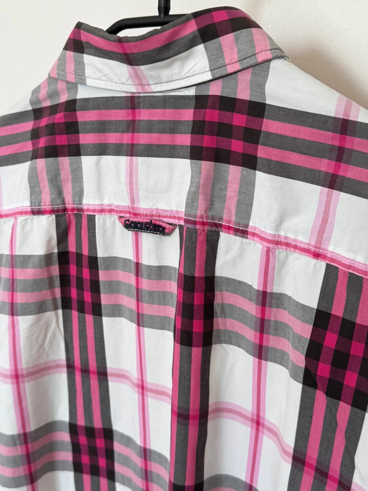 Chemise à carreaux Gaastra rose blanc gris écussons brodés taille XL - BR2609128 - Photo 9/11