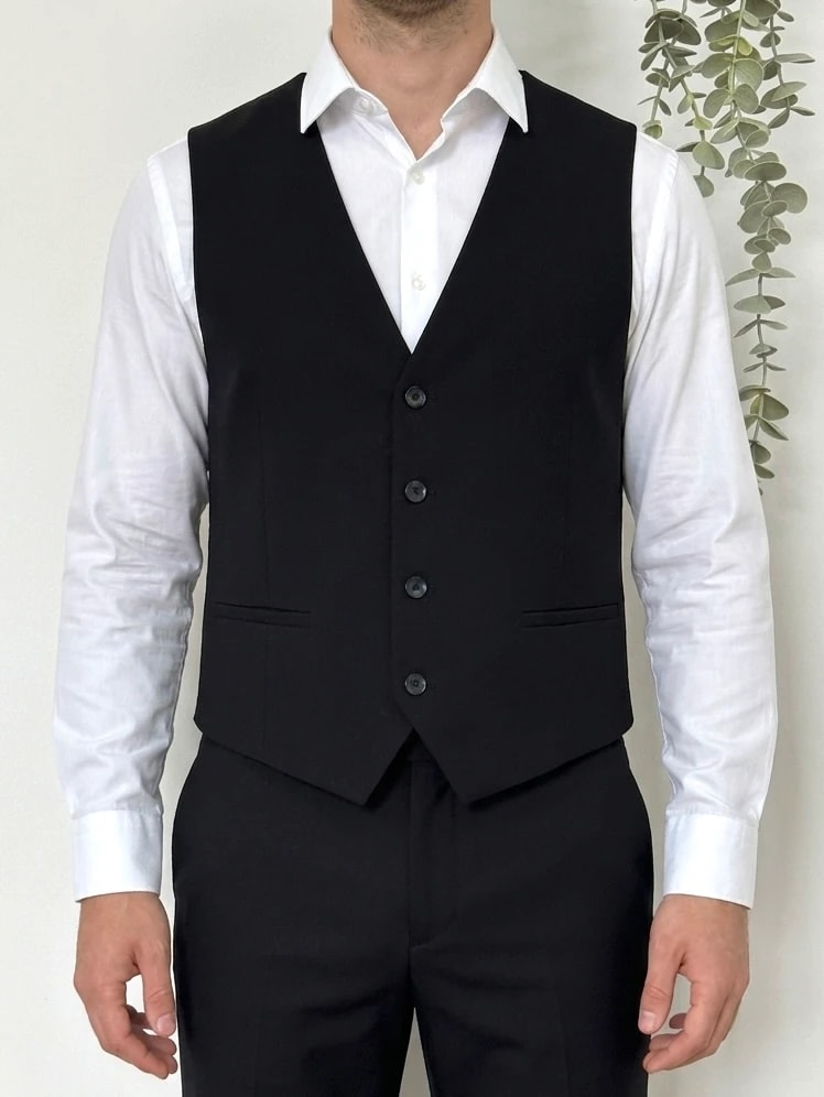Gilet tailleur Zara noir sans manches taille XXL