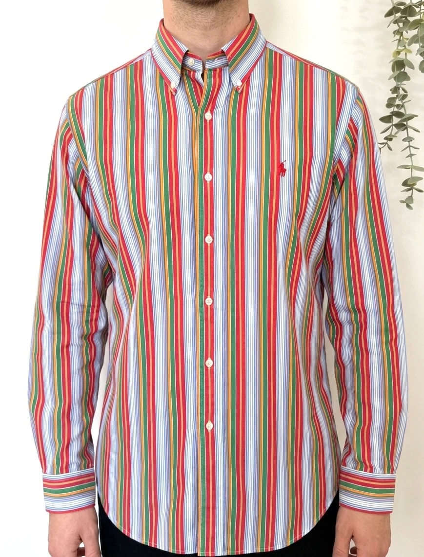 Ριγέ πουκάμισο Polo Ralph Lauren πολύχρωμο μέγεθος M - FP260153