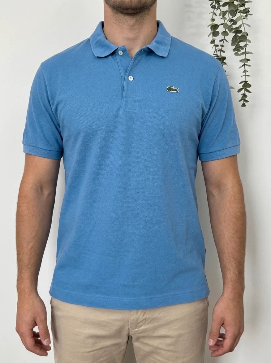Polo piqué Lacoste błękitne krój klasyczny rozmiar 6/XL - PP2603294