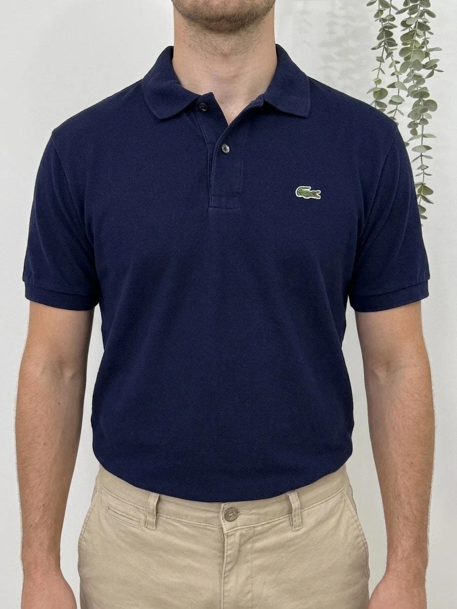 Polo piqué Lacoste granatowy classic fit rozmiar 6/XL - PP2603419