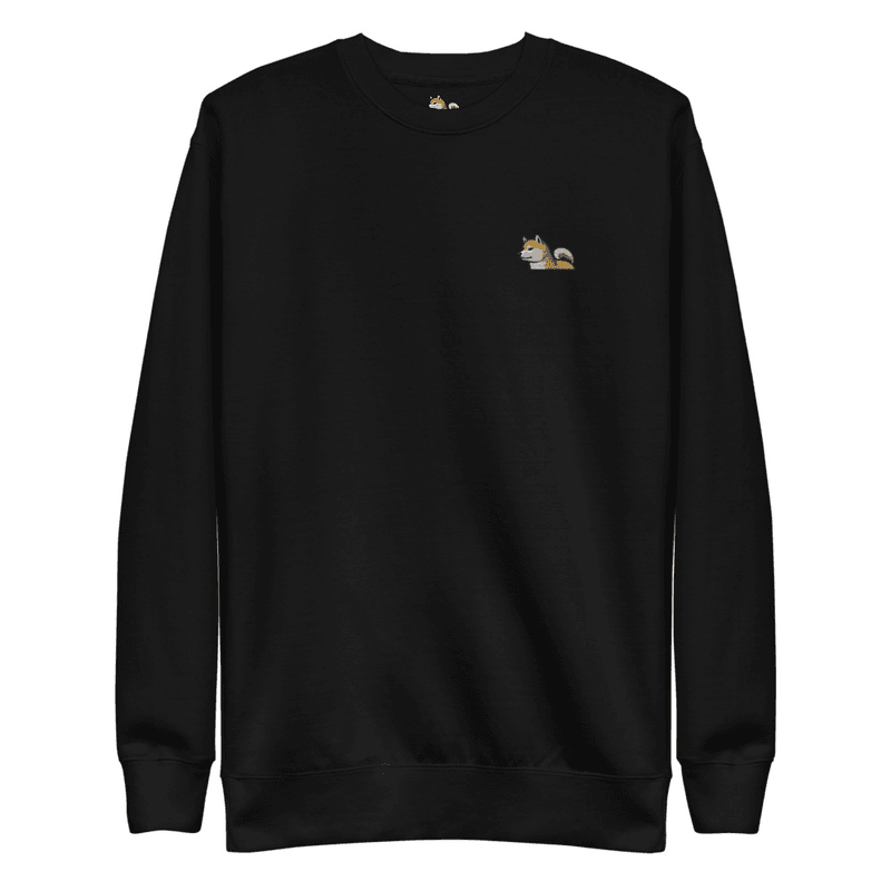 Prince & Co - Sweatshirt brodé Shiba Inu