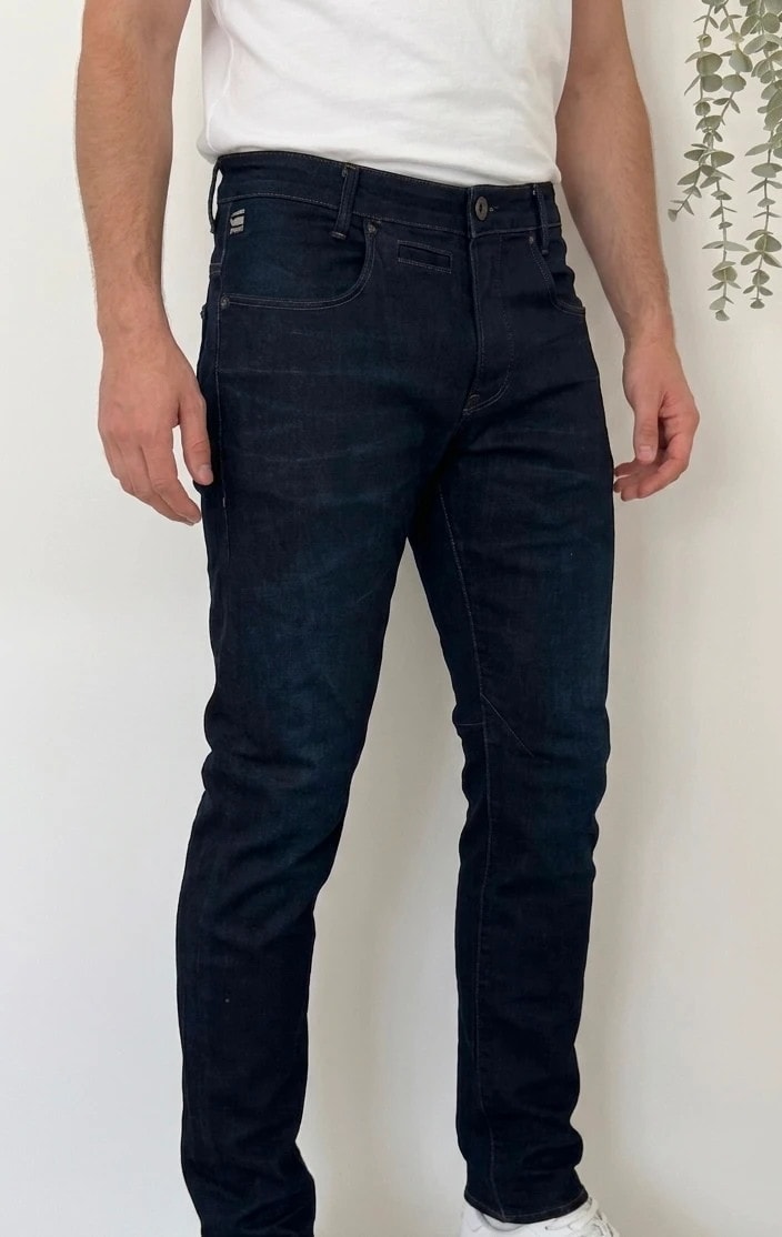 Jean slim G-Star RAW D-Staq 5-Pocket bleu foncé taille W36 - SC260588