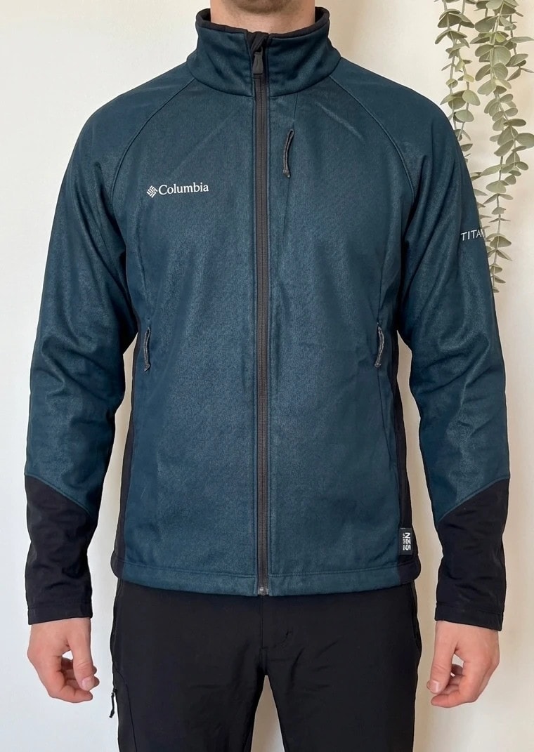 Veste technique Columbia Titanium Windstopper N2S bleu noir taille M - FP2607128