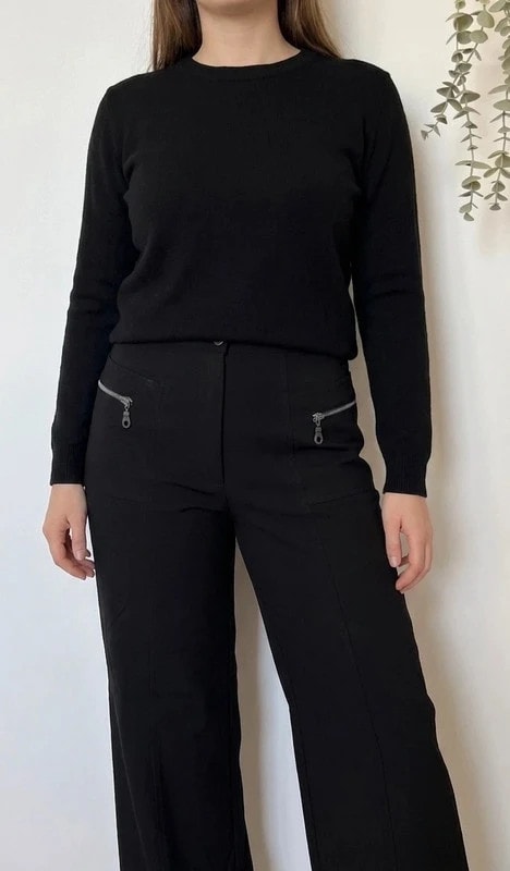 Pantalon large utility Marithé François Girbaud noir taille FR 38 S/M - VG260582