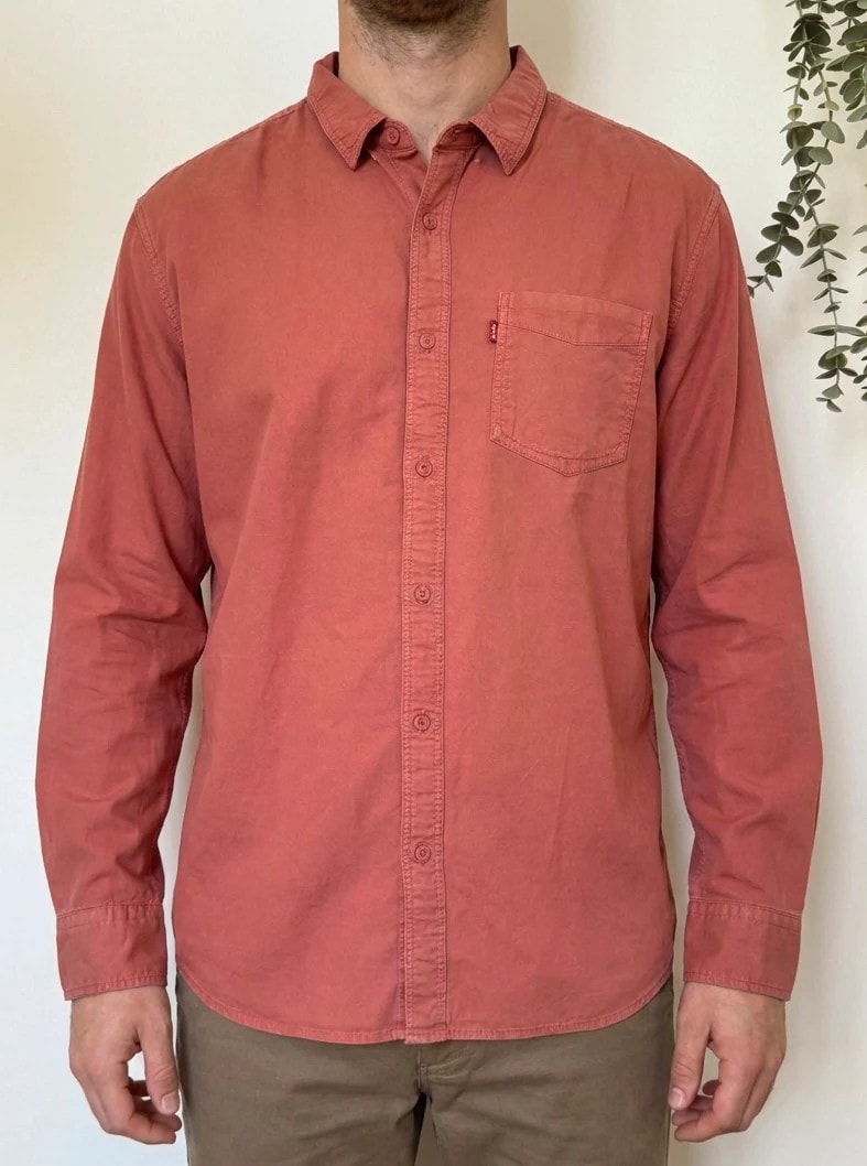 Chemise Levi's coupe ample terracotta taille XXL - VG260584