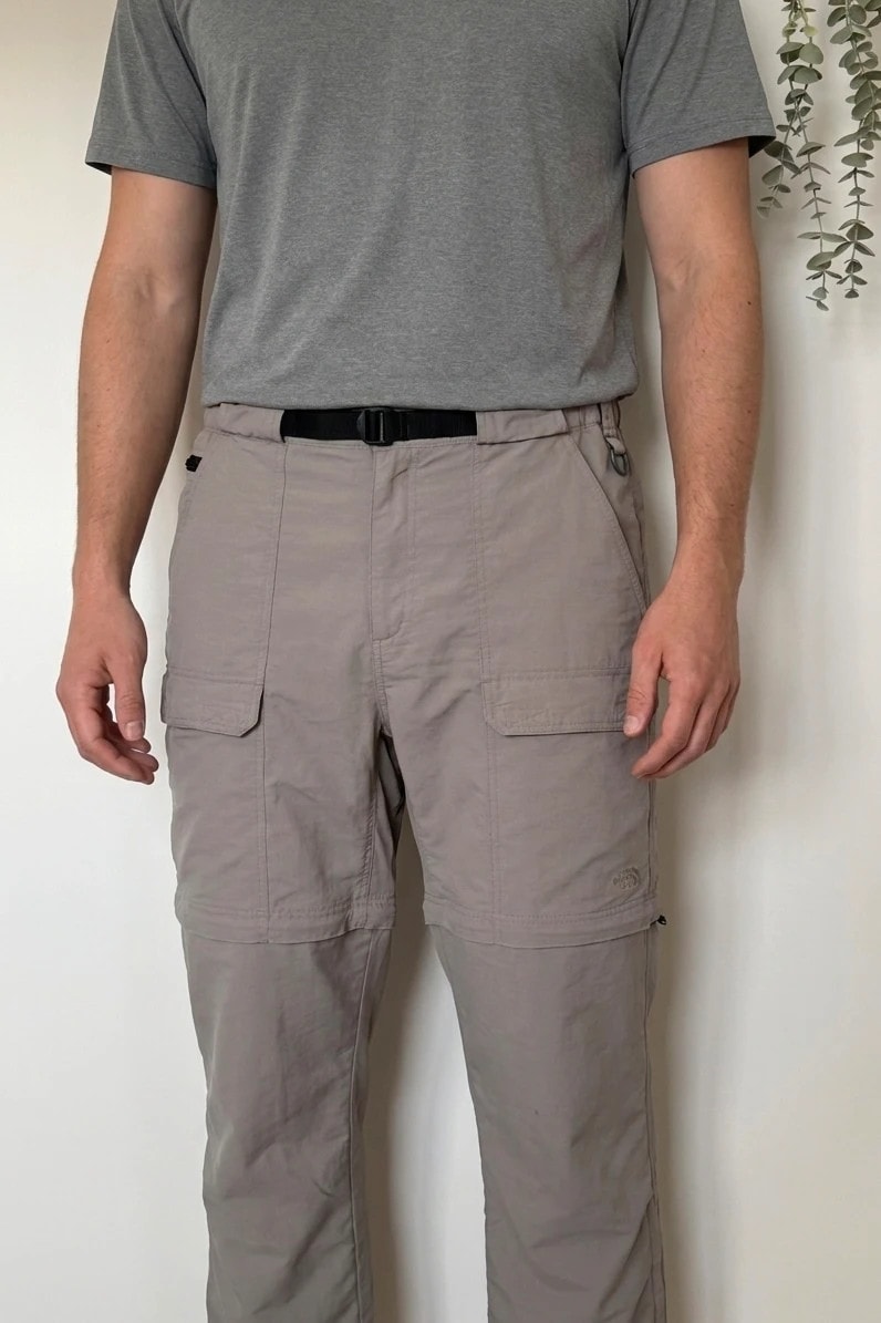Pantalon convertible short randonnée The North Face gris taupe taille XL - FP260718