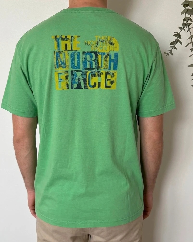T-shirt The North Face vert big logo dos taille XL - FP260719