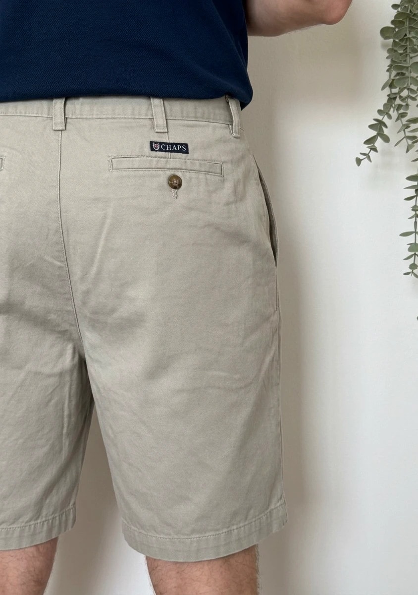Short chino Chaps beige sable taille W36 - SK260662