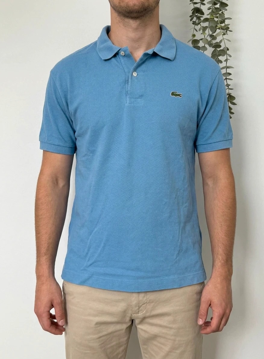 Polo piqué Lacoste bleu ciel taille 5/M - PP2603307
