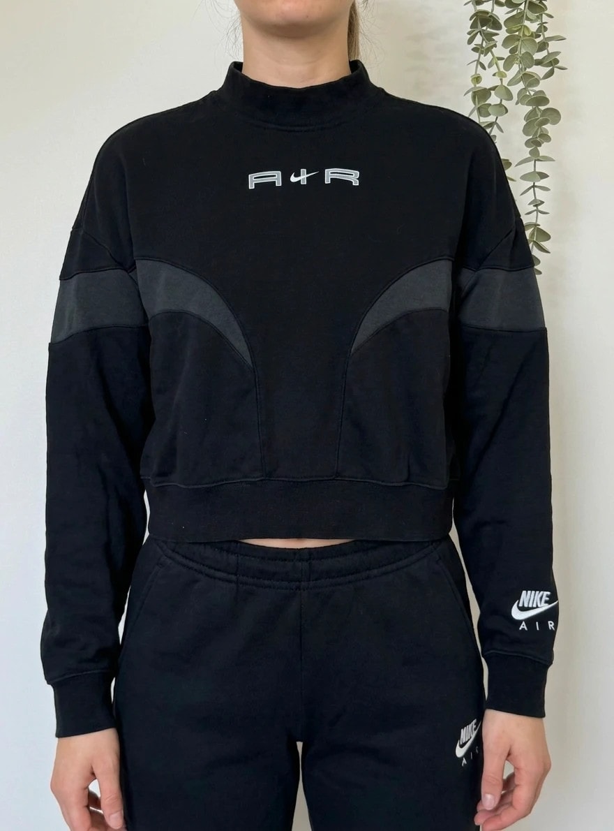 Sweat crop Nike Air noir taille M