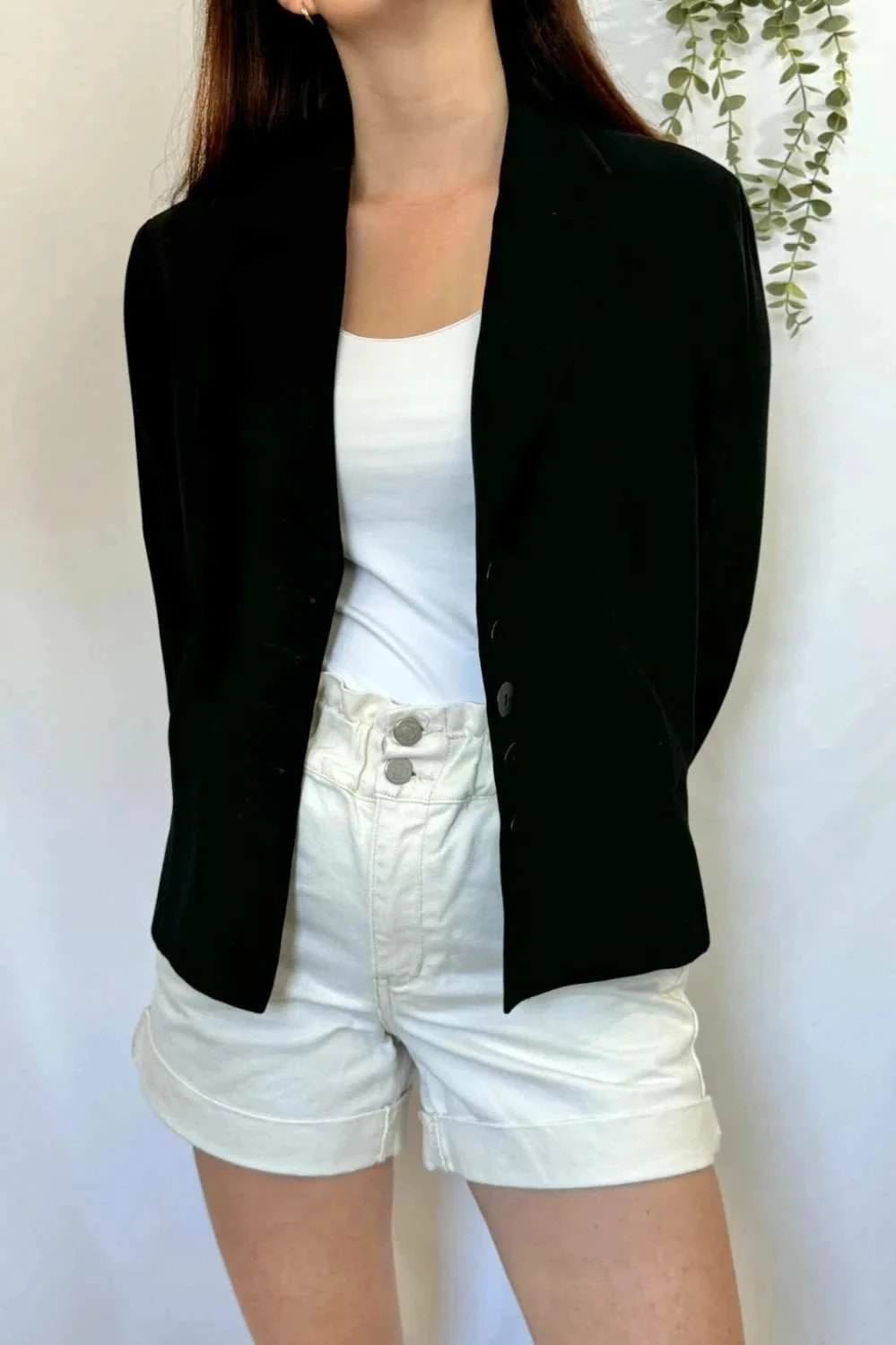 Veste blazer vintage noire 123 taille L