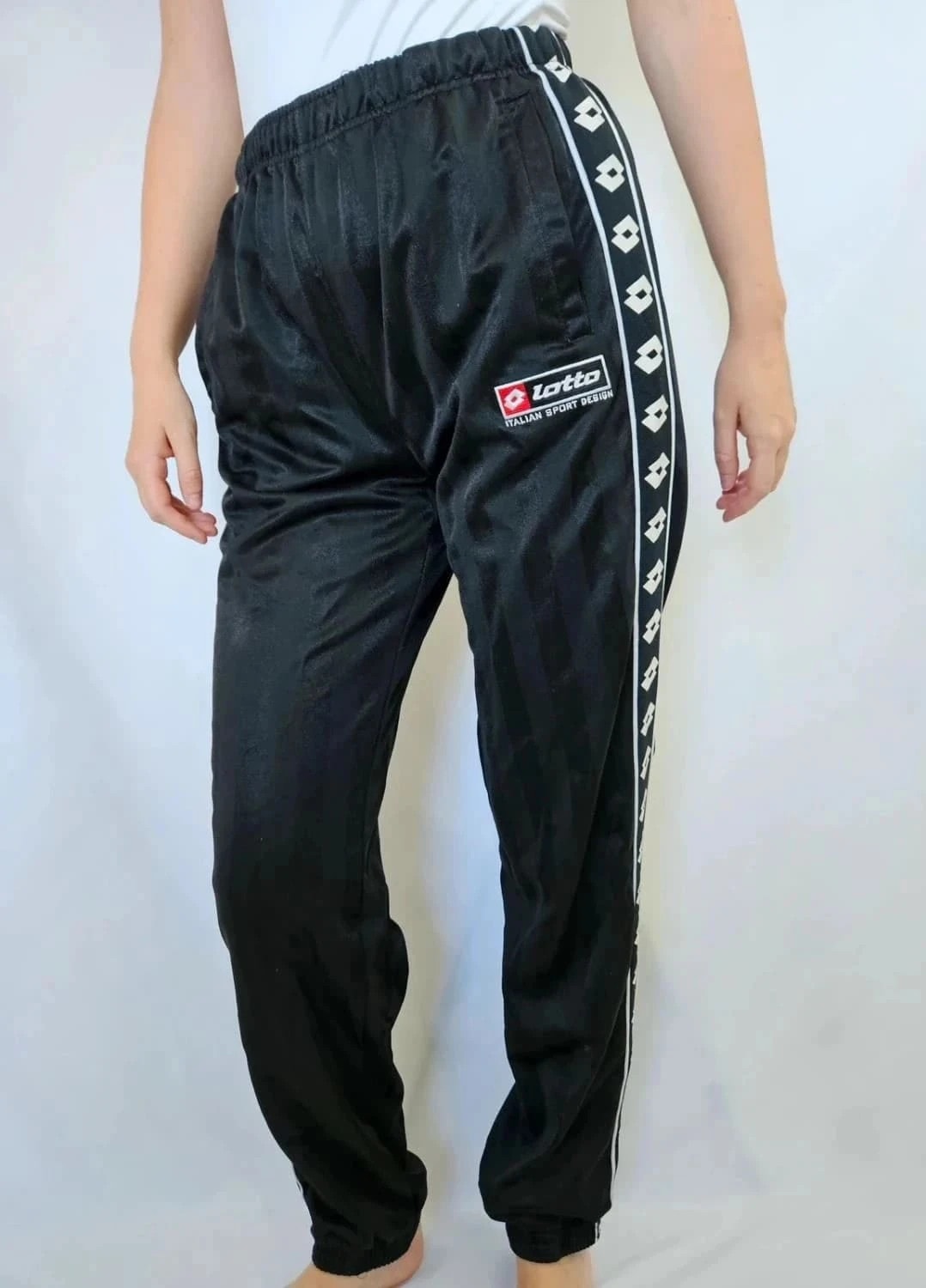 Jogging vintage noir Lotto