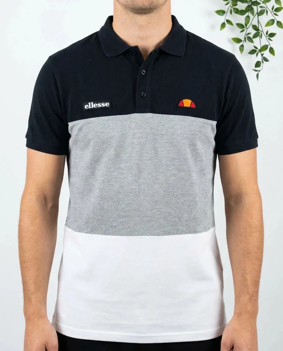 Polo tricolore Ellesse taille S