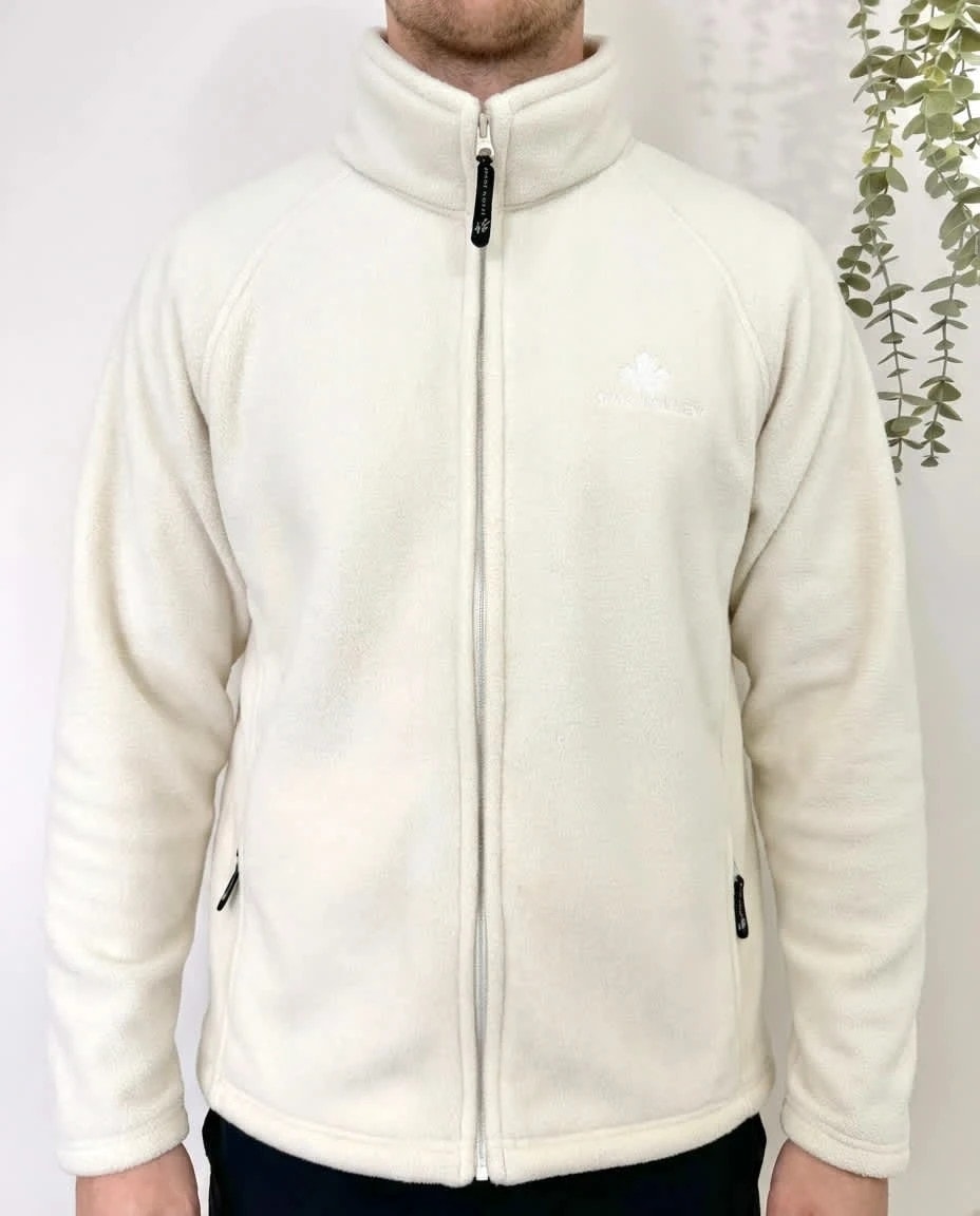 Veste polaire zippée Oaks Valley écru taille XXL