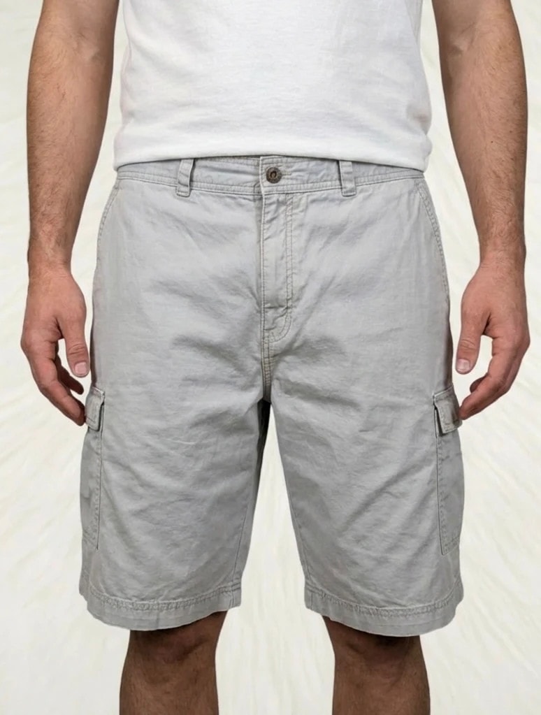 Short cargo Savane kaki clair taille W38