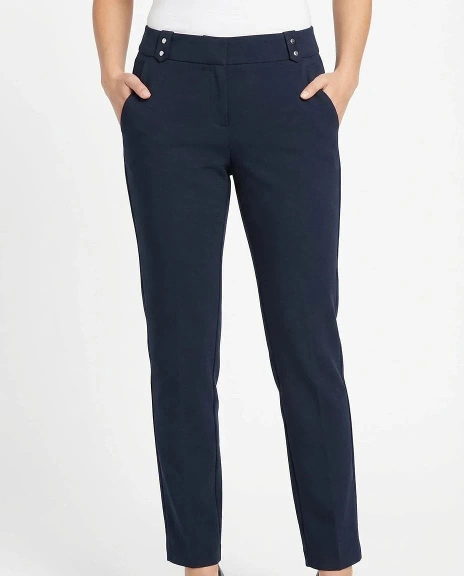 Pantalon IKKS fluide marine taille 36