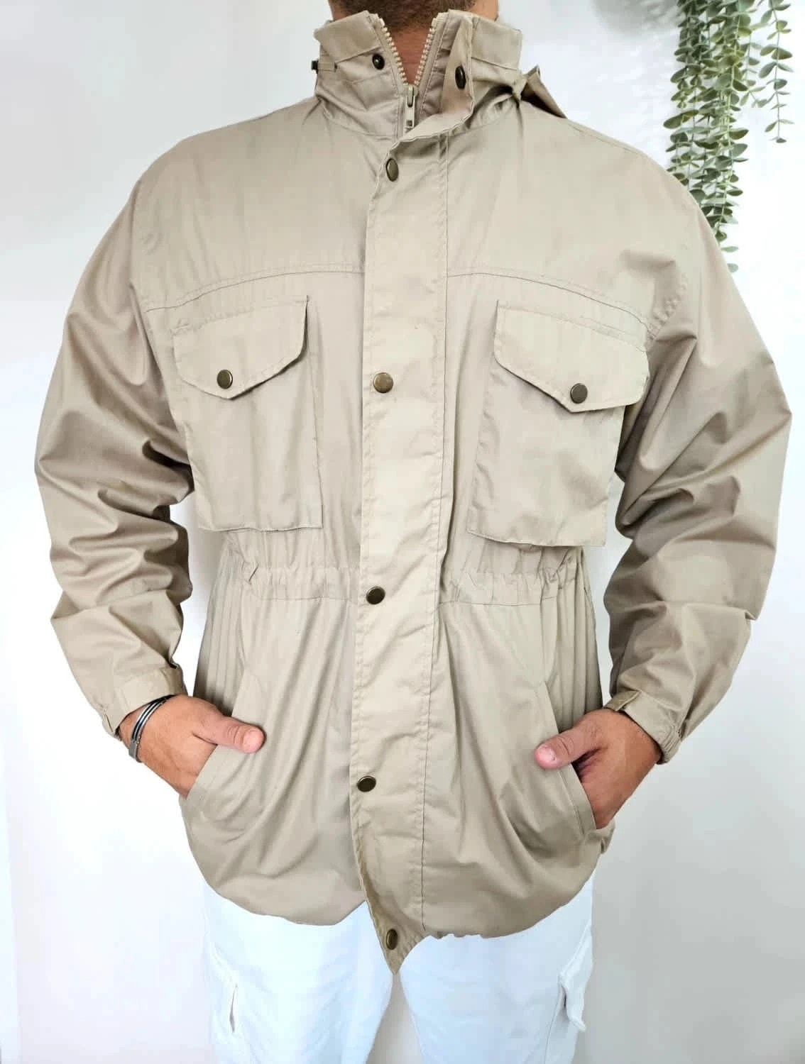 Parka beige Atlas for men taille L