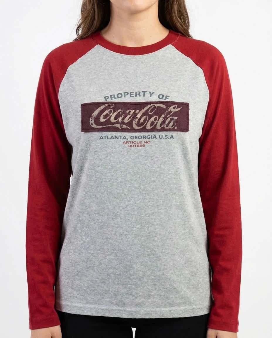 Tee-shirt manches longues vintage Coca-Cola